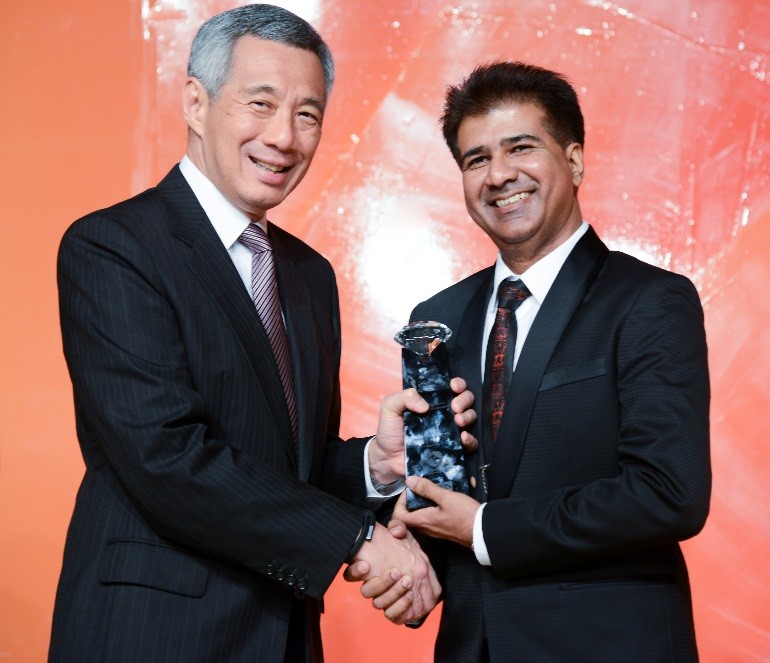 Singapore Indian Entrepreneur Awards finalist in the New Upcoming entrepreneurs